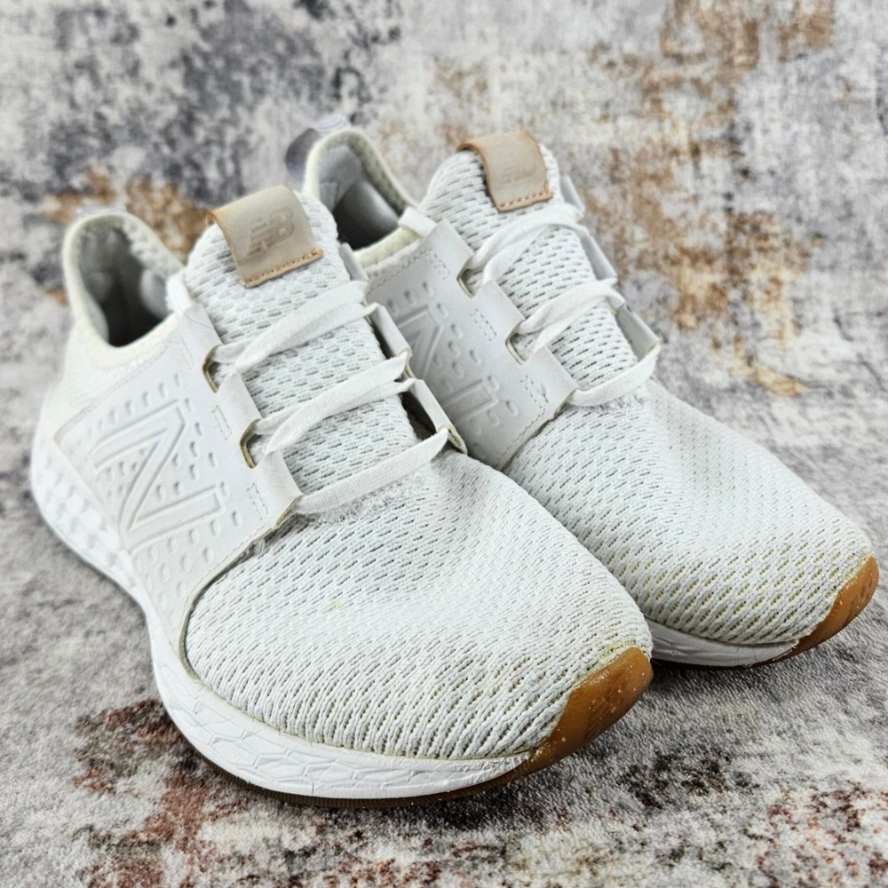 New Balance Fresh Foam Cruzv1 Reissue Shoes Womens 8B White Gum‎ Running Shoes